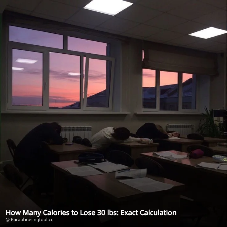 How Many Calories to Lose 30 lbs: Exact Calculation