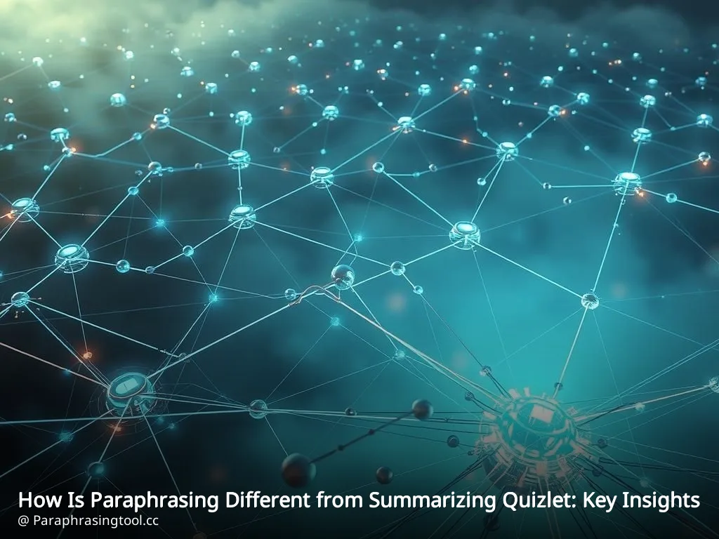 How Is Paraphrasing Different from Summarizing Quizlet: Key Insights