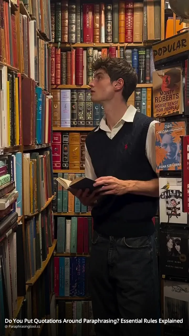 Do You Put Quotations Around Paraphrasing? Essential Rules Explained