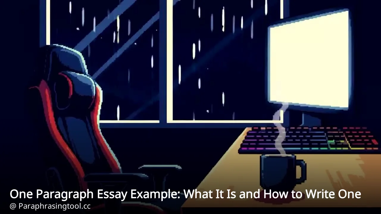 One Paragraph Essay Example: What It Is and How to Write One